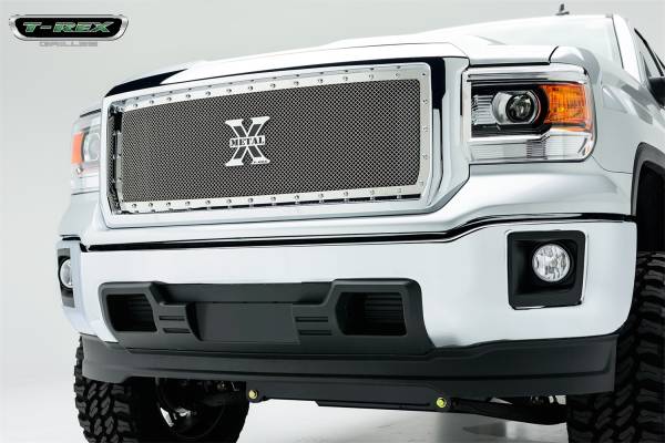 T-Rex Grilles - T-Rex Grilles 6712080 X-Metal Series Studded Mesh Grille