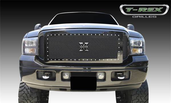 T-Rex Grilles - T-Rex Grilles 6715611 X-Metal Series Studded Mesh Grille
