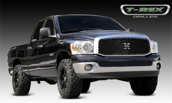 T-Rex Grilles - T-Rex Grilles 6714591 X-Metal Series Studded Mesh Grille