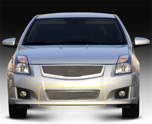 T-Rex Grilles - T-Rex Grilles 55764 Upper Class Series Mesh Bumper Grille Overlay
