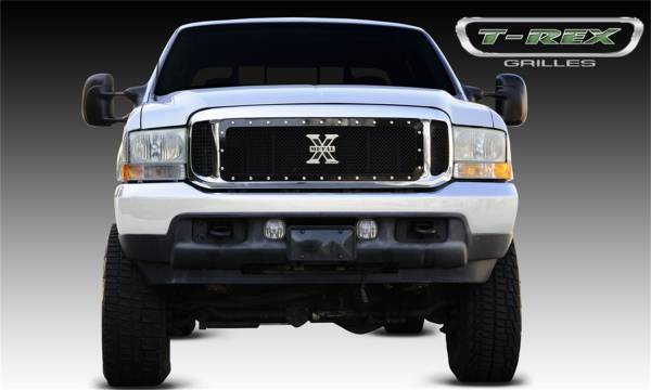 T-Rex Grilles - T-Rex Grilles 6715701 X-Metal Series Studded Mesh Grille