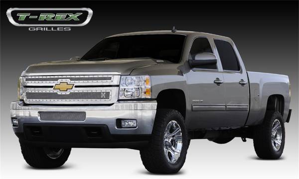 T-Rex Grilles - T-Rex Grilles 6711140 X-Metal Series Studded Mesh Grille