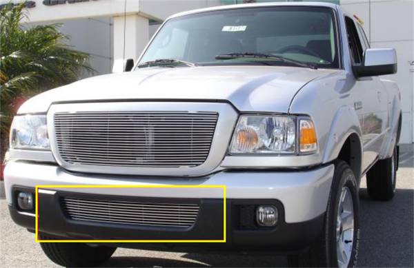 T-Rex Grilles - T-Rex Grilles 25661 Billet Series Bumper Grille Insert