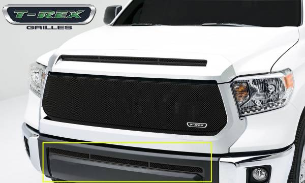T-Rex Grilles - T-Rex Grilles 52964 Upper Class Series Mesh Bumper Grille Overlay