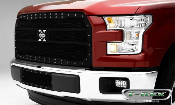 T-Rex Grilles - T-Rex Grilles 6725731 X-Metal Series Mesh Bumper Grille Assembly
