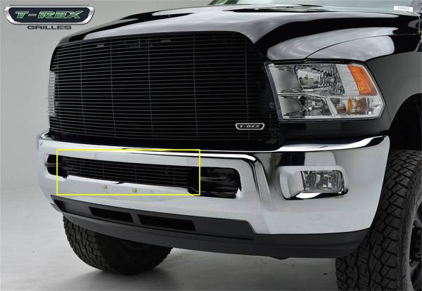 T-Rex Grilles - T-Rex Grilles 25452B Billet Series Bumper Grille Insert