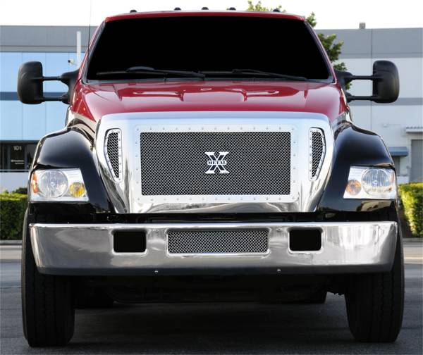 T-Rex Grilles - T-Rex Grilles 6715410 X-Metal Series Studded Main Grille Insert