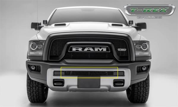 T-Rex Grilles - T-Rex Grilles 254641B Billet Series Bumper Grille Overlay