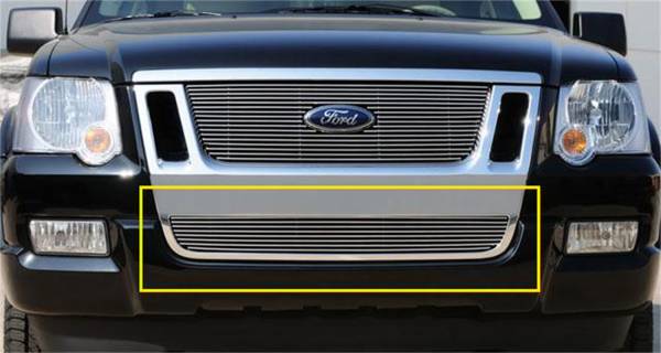 T-Rex Grilles - T-Rex Grilles 25662 Billet Series Bumper Grille Insert