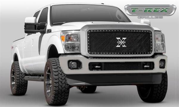 T-Rex Grilles - T-Rex Grilles 6715461 X-Metal Series Studded Mesh Grille