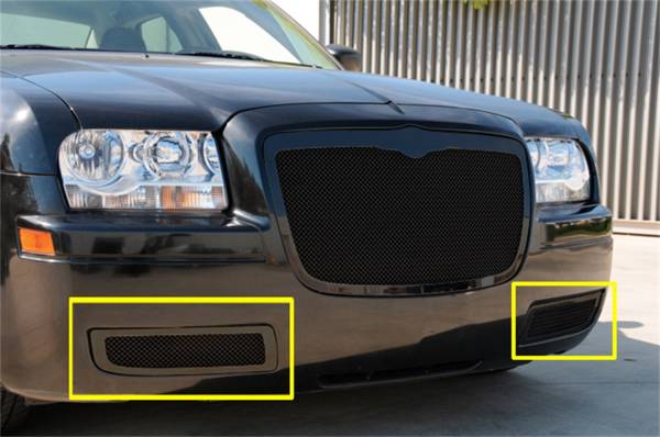 T-Rex Grilles - T-Rex Grilles 52472 Upper Class Series Mesh Bumper Grille Overlay