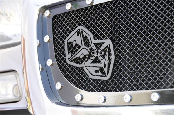 T-Rex Grilles - T-Rex Grilles 6701011 X-Metal Series The Hustler Grille Badge