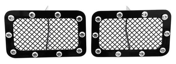 T-Rex Grilles - T-Rex Grilles 6721151 X-Metal Series Studded Bumper Grille Insert
