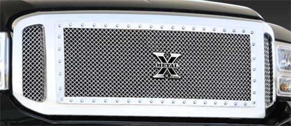 T-Rex Grilles - T-Rex Grilles 6715700 X-Metal Series Studded Mesh Grille