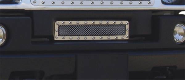 T-Rex Grilles - T-Rex Grilles 6722900 X-Metal Series Studded Bumper Grille Insert