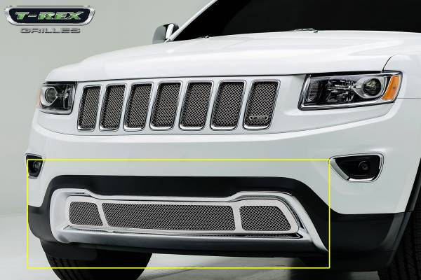 T-Rex Grilles - T-Rex Grilles 57488 Upper Class Series Mesh Bumper Grille Insert