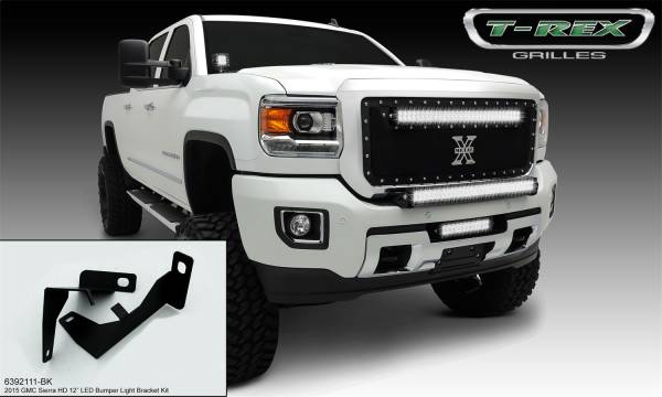 T-Rex Grilles - T-Rex Grilles 6392111-BK Torch Series LED Light Bracket