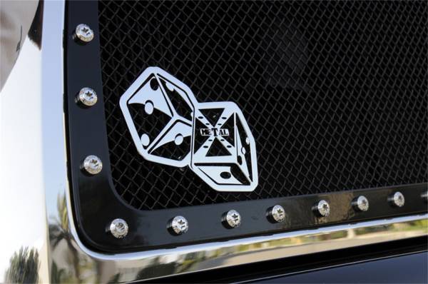 T-Rex Grilles - T-Rex Grilles 6701012 X-Metal Series The Hustler Grille Badge