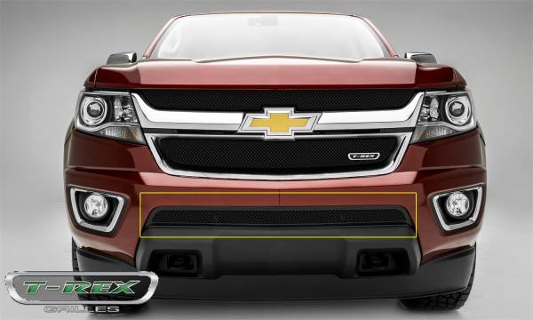 T-Rex Grilles - T-Rex Grilles 52267 Upper Class Series Mesh Bumper Grille Overlay