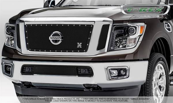 T-Rex Grilles - T-Rex Grilles 6717851 X-Metal Series Studded Mesh Grille