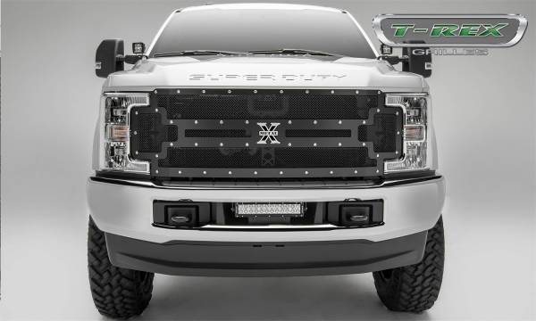 T-Rex Grilles - T-Rex Grilles 6715471 X-Metal Series Studded Mesh Grille