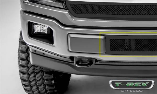 T-Rex Grilles - T-Rex Grilles 52711 Upper Class Series Mesh Bumper Grille Overlay