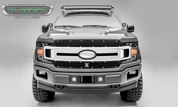 T-Rex Grilles - T-Rex Grilles 6715691 X-Metal Series Studded Mesh Grille