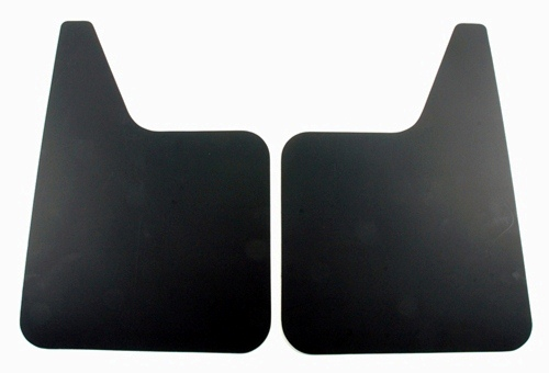 Contura-Highland - Highland 1005700 18" X 12" Black Plastic Mud Flaps Pair