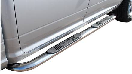 Luverne - Luverne 440933 4" Stainless Steel Oval Nerf Bars 2009-2012 Ram Crew Cab 1500