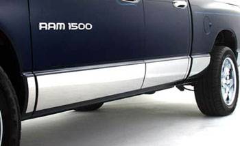 GO Industries - Go Industries 7889 Stainless Steel Rocker Panel Molding for (1987 - 1997) Nissan Hardbody King Cab Short Bed