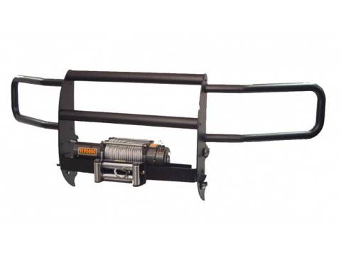 GO Industries - Go Industries 33609B Black Winch System Grille Guard Toyota Tundra 2010-2013