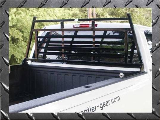 Frontier Gear - Frontier Gear 110-00-0002 Light Duty Headache Rack Chevy/GMC 1500/2500/3500HD Full Louvered (1988-2006)