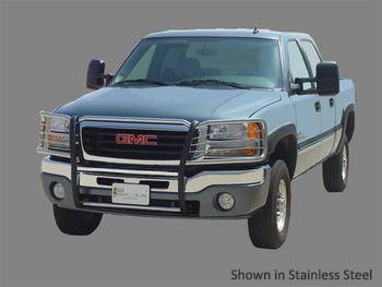 GO Industries - Go Industries 48745 Stainless Steel Grille Shield Grille Guard GMC Sierra 1500 (2007-2011)