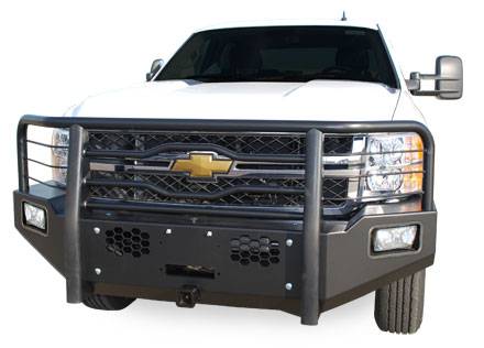 Luverne - Luverne 181142 Black Defender Series Front Bumper Chevy/GMC Sierra 2011-2013