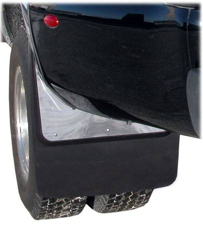 Luverne - Luverne 500334 Contour Stainless Steel Dually Mud Flaps Dodge RAM Dually 2003-2009 20" x 23" Rear