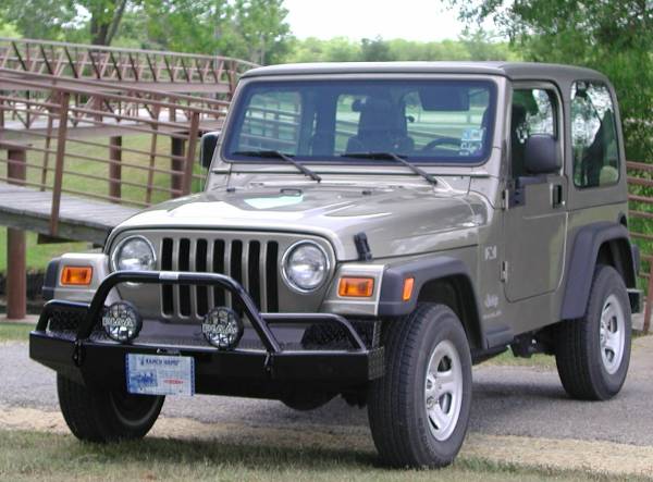 Ranch Hand - Ranch Hand BTJ971BLR Bullnose Front Bumper Jeep TJ Wrangler (1997-2006)