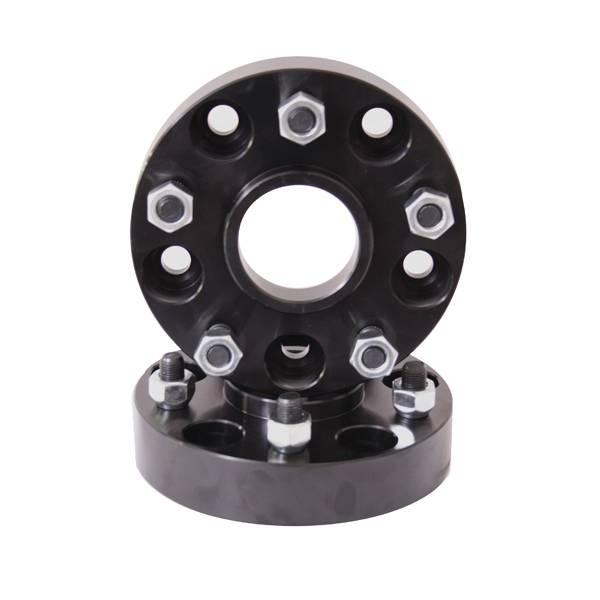 Rugged Ridge - Rugged Ridge 15201.05 Wheel Spacer Pair Black 5 On 5 Jeep Wrangler JK 2007-2011 15 Inch Spacer