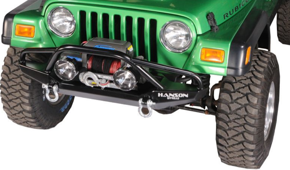 Hanson Offroad - Hanson Offroad JR51302-P Jeep 52" Fenderbar Front Bumper