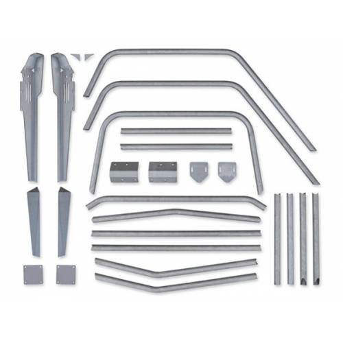 Poison Spyder - Poison Spyder 13-19-010-W Jeep YJ Full Cage Kit Welded Bare Steel