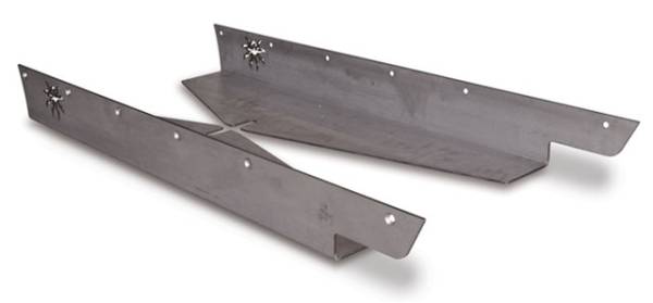 Poison Spyder - Poison Spyder 12-08-010 Jeep CJ8 Rocker Knockers Bare Metal