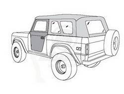 Bestop 51783-37 Soft Door Kits