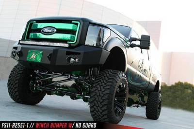 Fab Fours - Fab Fours FS11-A2651-1 Winch Front Bumper Ford F450/F550 2011-2016 - Image 4
