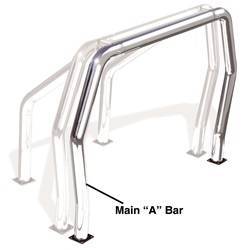 Go Rhino 96001PS Rhino Bed Bars Front Main A Bar