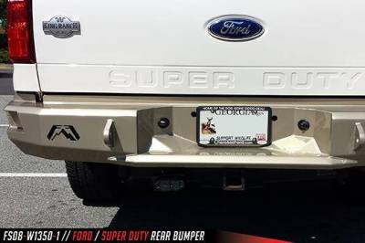 Fab Fours - Fab Fours FS08-W1350-1 Premium Rear Bumper Ford 1999-2016 - Image 2