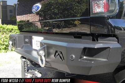 Fab Fours - Fab Fours FS08-W1350-1 Premium Rear Bumper Ford 1999-2016 - Image 3