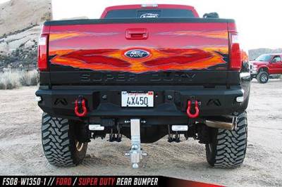 Fab Fours - Fab Fours FS08-W1350-1 Premium Rear Bumper Ford 1999-2016 - Image 4