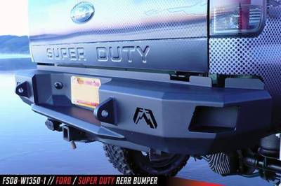 Fab Fours - Fab Fours FS08-W1350-1 Premium Rear Bumper Ford 1999-2016 - Image 5