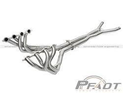 aFe Power 48-34105-YN PFADT Series Tri-Y Header And Race Series X-Pipe