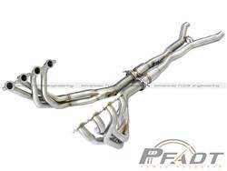 aFe Power 48-34109-YC PFADT Series Tri-Y Header And Street Series X-Pipe