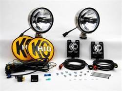 KC HiLites 666 HID Driving Light Shock Mounted Housing